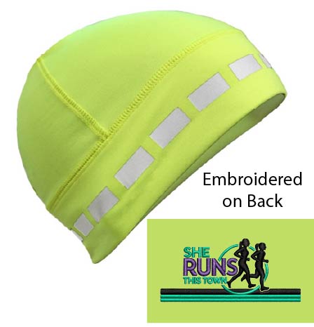 She Runs This Town: Kishigo Fleece High Visibility Beanie