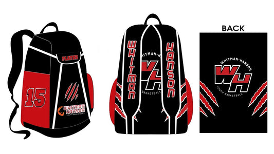 Whitman Hanson Basketball: Personalized Player Ball Bag