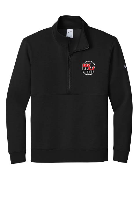 Whitman Hanson Basketball: Coaches' Men's Nike Fleece Quarter-Zip