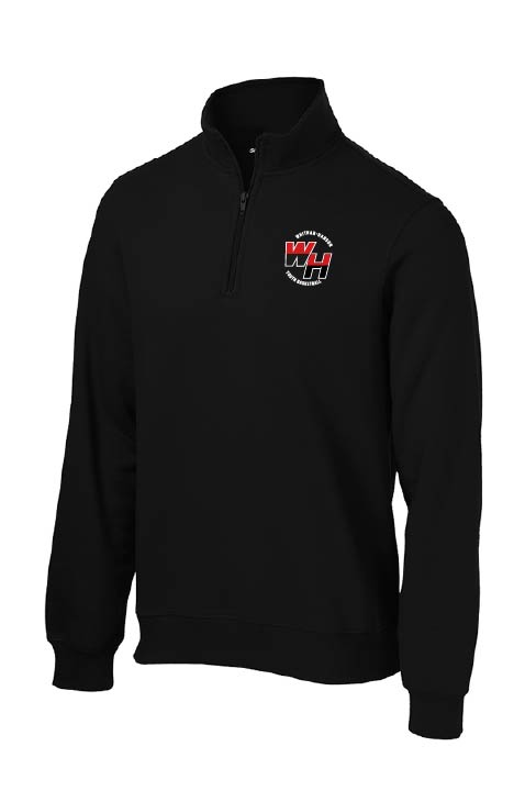 Whitman Hanson Basketball: Coaches' Men's Sport-Tek TALL Fleece Quarter-Zip