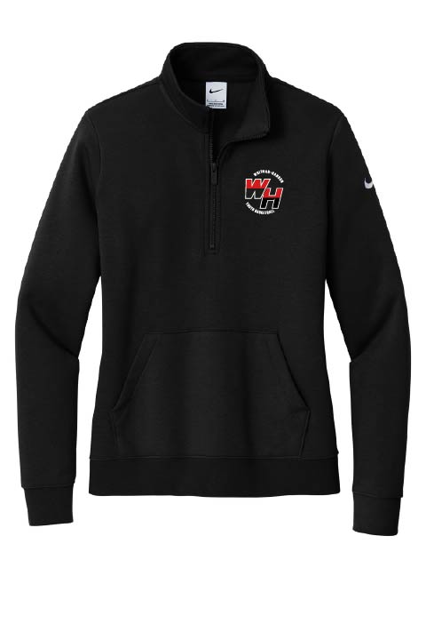 Whitman Hanson Basketball: Coaches' WOMEN'S Nike Fleece Quarter-Zip