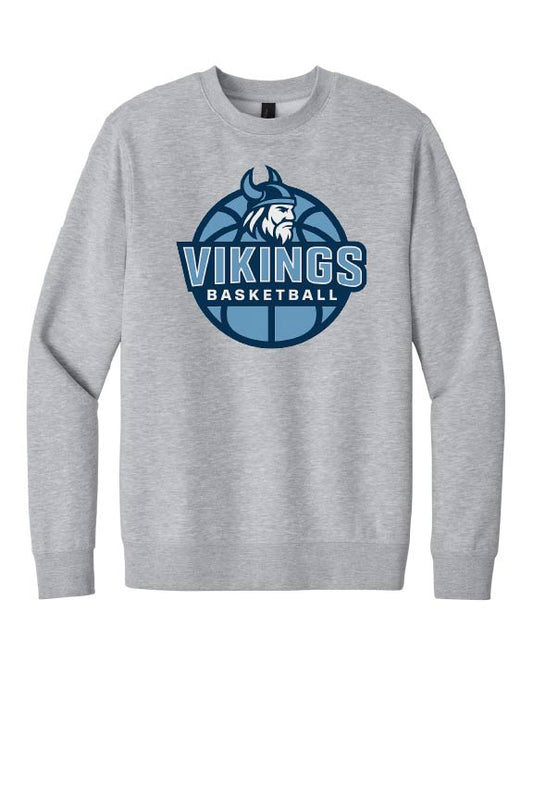 EBYBA: East Bridgewater Vikings Basketball Crewneck Sweatshirt *Youth and Adult*
