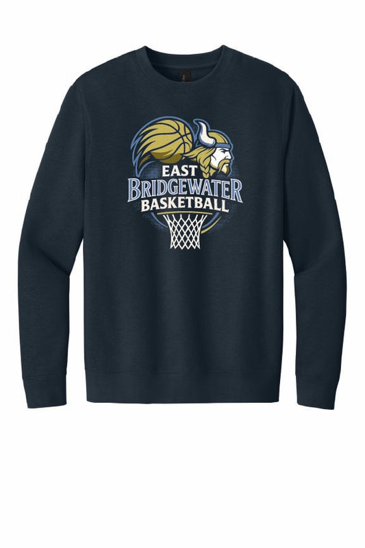 EBYBA: East Bridgewater Basketball Crewneck Sweatshirt *Youth and Adult*