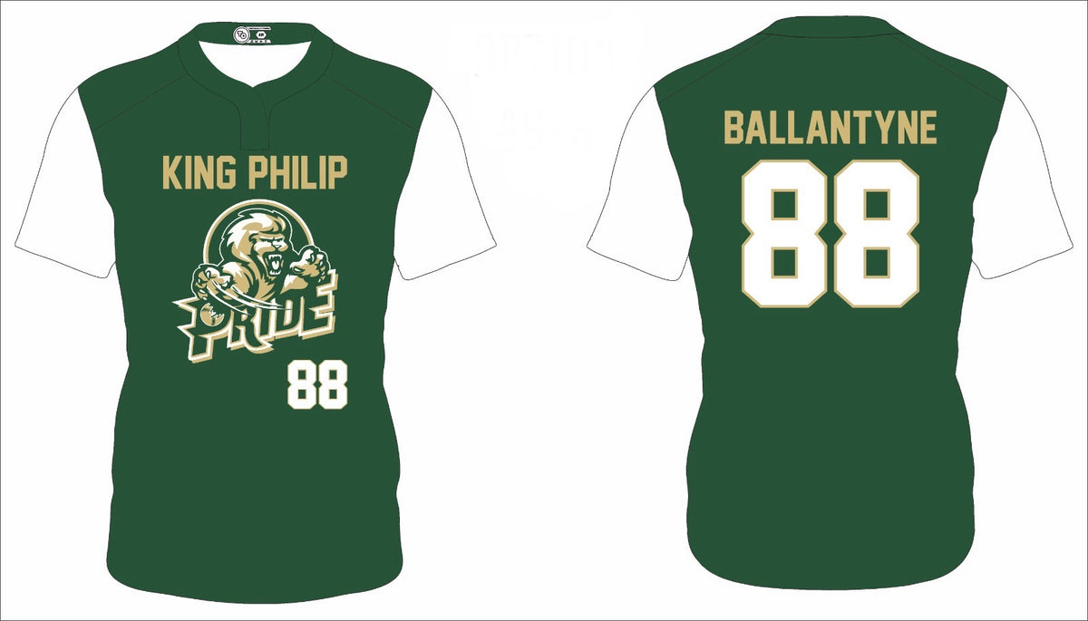 King Philip Pride: Green and White Jersey