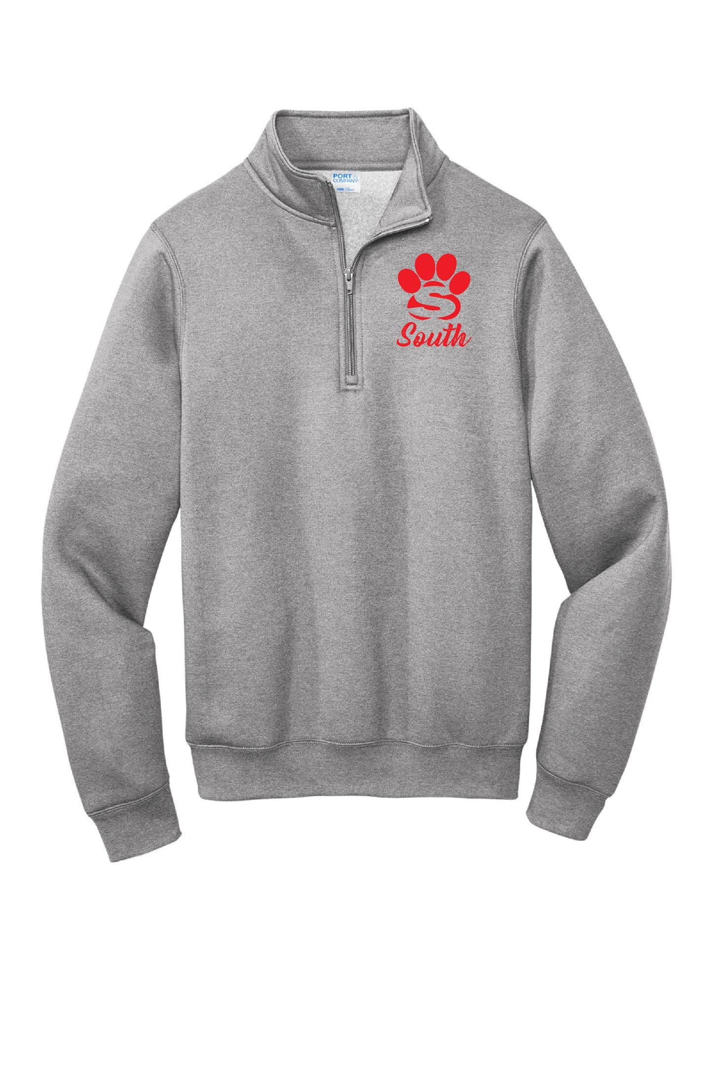Braintree South: Embroidered Quarter-Zip Fleece Pullover