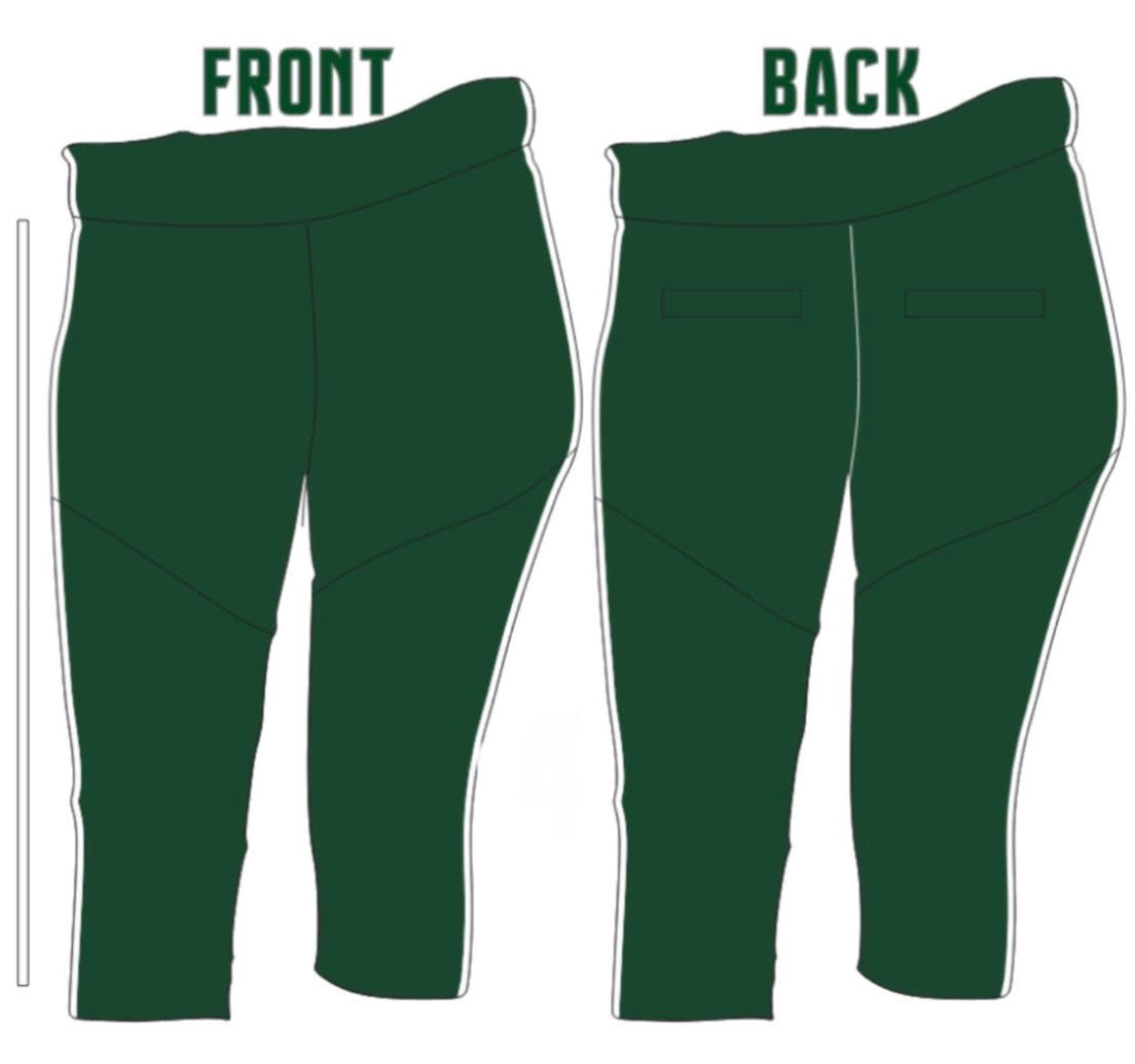 King Philip Pride: Green Softball Pants