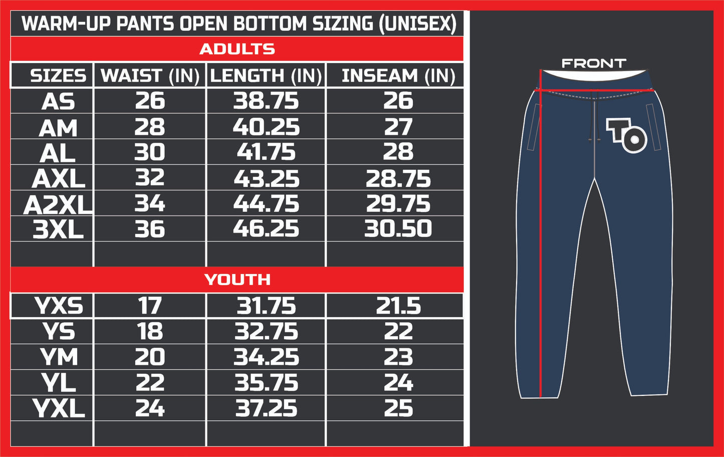 EBYBA: Basketball Warm Up Pants