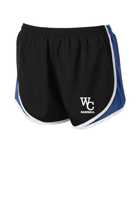Wheaton Baseball: Women's 2-tone Performance Shorts