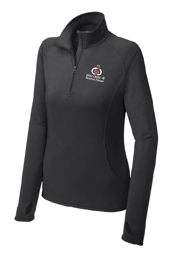 Holy Cross Retreat House: Women's Embroidered 1/4 Zip Pullover