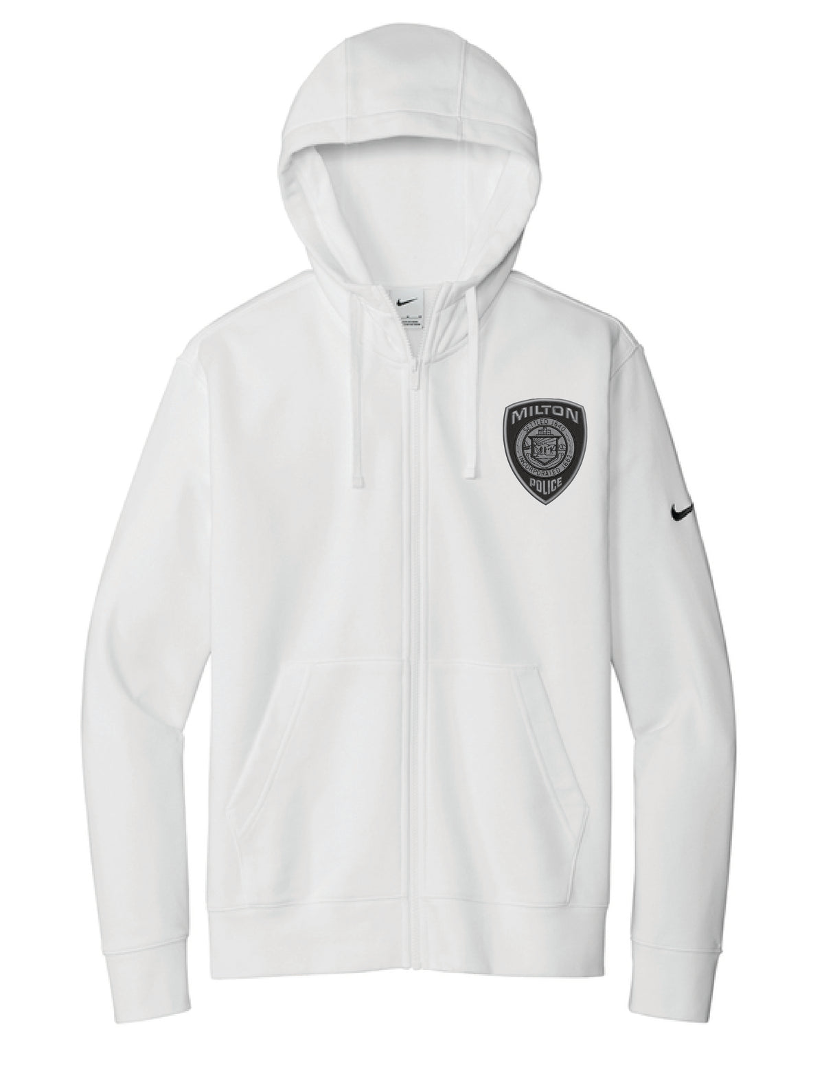 Milton Police: Nike Club Fleece Full-Zip Hoodie