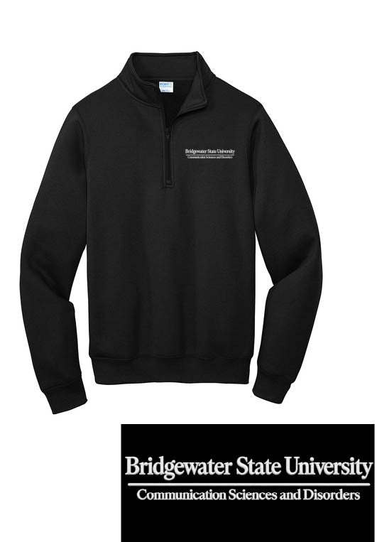 BSU Communication Sciences: Embroidered Unisex Fleece Quarter Zip
