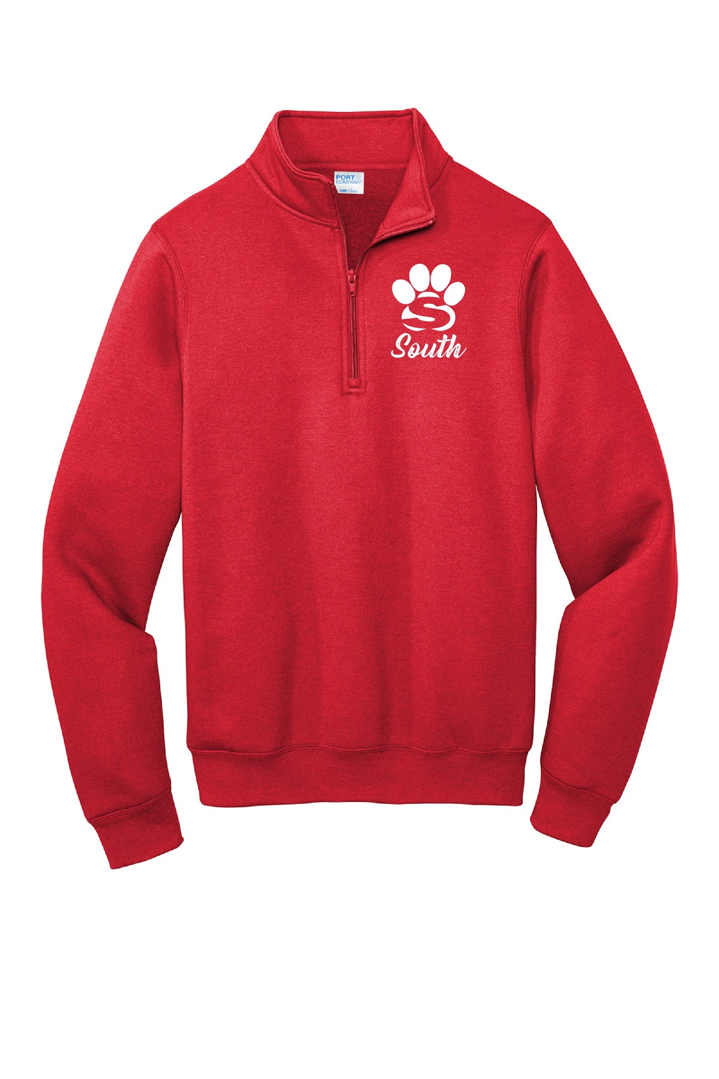 Braintree South: Embroidered Quarter-Zip Fleece Pullover