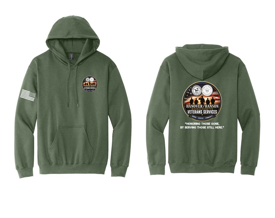 Hanover/Hanson Veteran's Services: Gildan Softstyle Hooded Sweatshirt