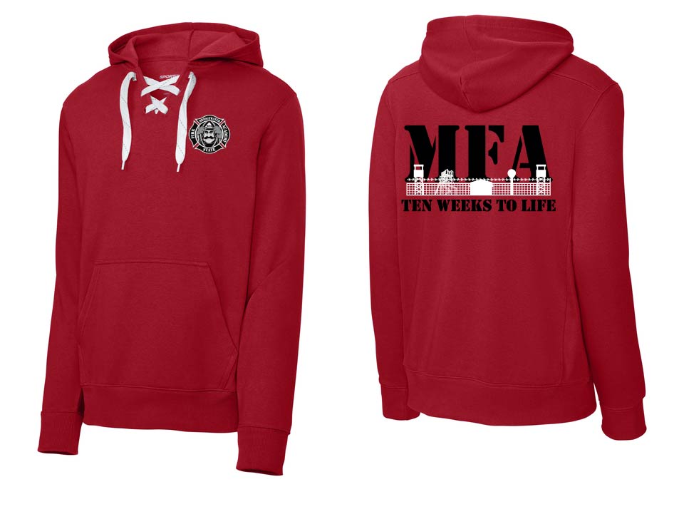MFA: Sport-Tek Lace Up Pullover Hooded Sweatshirt