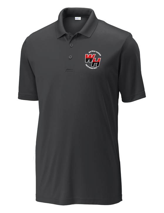Whitman Hanson Basketball: COACHES - Men's Performance Polo Shirt