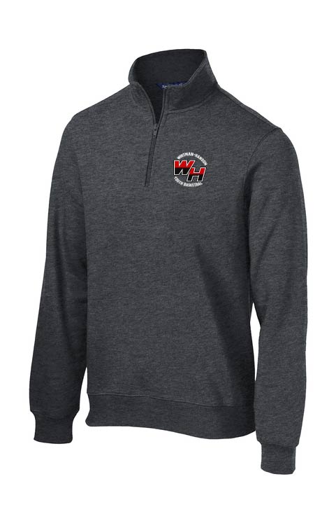 Whitman Hanson Basketball: Coaches' Men's Sport-Tek TALL Fleece Quarter-Zip