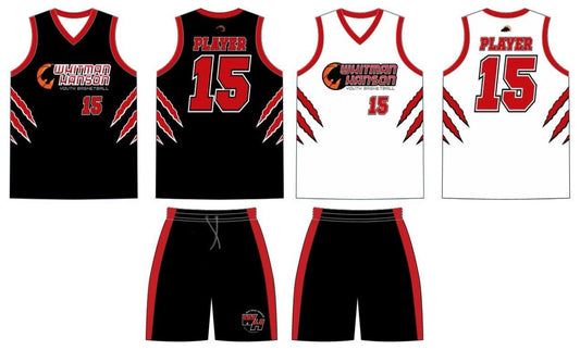 Whitman Hanson Basketball: Reversible Unisex Jersey
