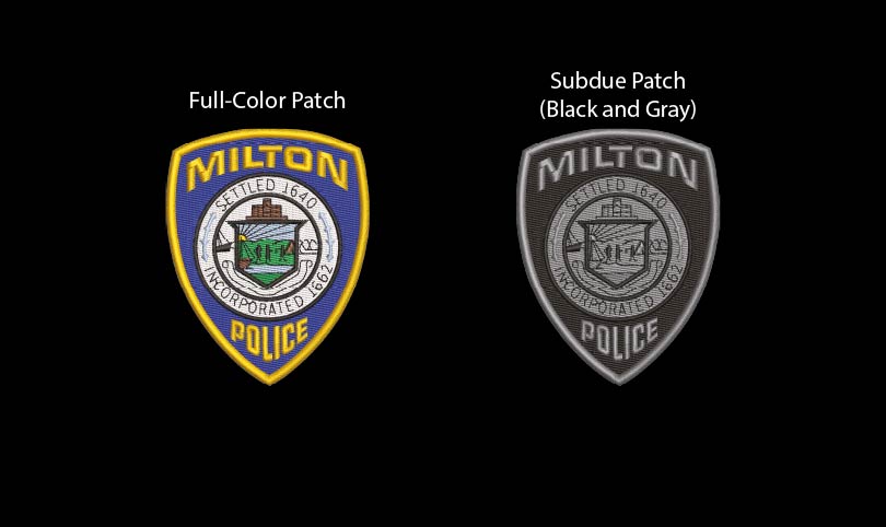 Milton Police: Youth Jerzees Full Zip Hooded Sweatshirt
