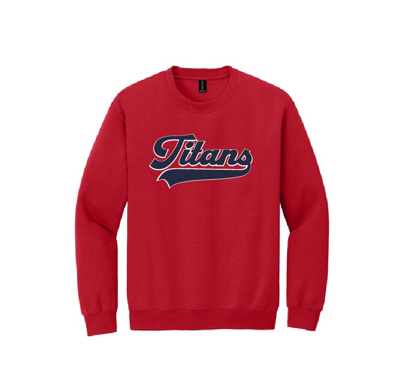 Pembroke Baseball and Softball: Gildan Unisex Crewneck Sweatshirt