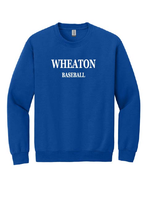Wheaton College Baseball: Gildan Unisex Crewneck Sweatshirt *Adult and Youth Sizes*