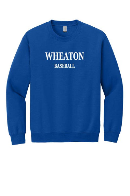Wheaton College Baseball: Gildan Unisex Crewneck Sweatshirt *Adult and Youth Sizes*