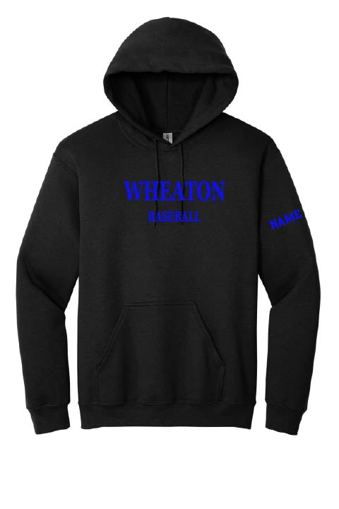Wheaton College Baseball: Unisex Gildan Hooded Sweatshirt *Adult and Youth Sizes*
