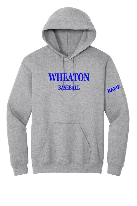 Wheaton College Baseball: Unisex Gildan Hooded Sweatshirt *Adult and Youth Sizes*