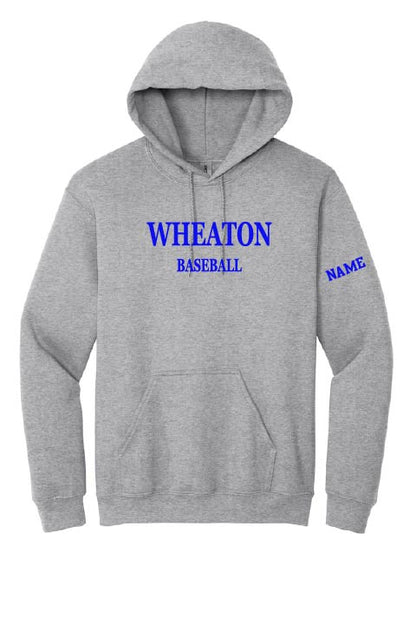 Wheaton College Baseball: Unisex Gildan Hooded Sweatshirt *Adult and Youth Sizes*