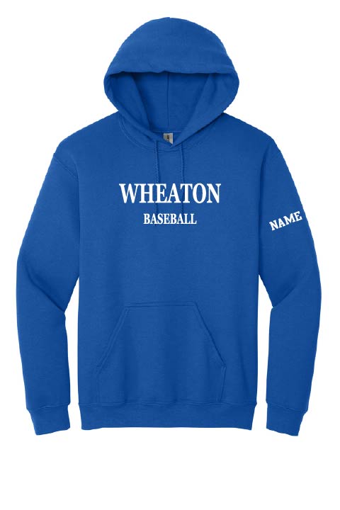Wheaton College Baseball: Unisex Gildan Hooded Sweatshirt *Adult and Youth Sizes*