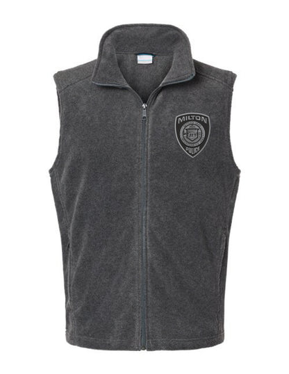 Milton Police: Columbia Brand Men's Fleece Vest