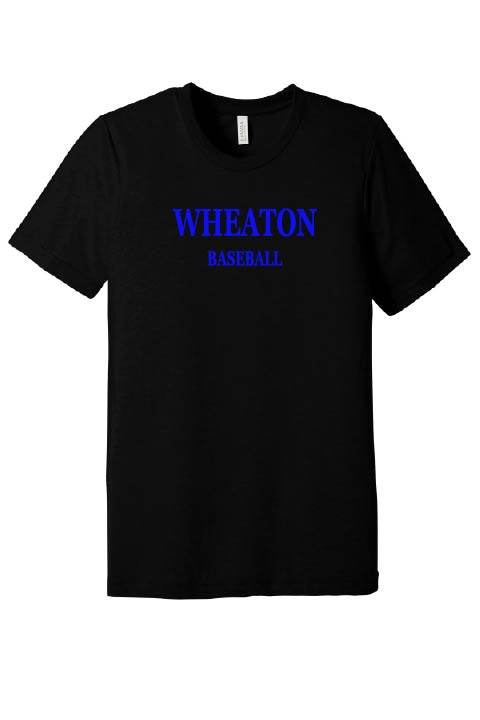Wheaton College Baseball: Bella Canvas Triblend T-Shirt *Adult and Youth Sizes*