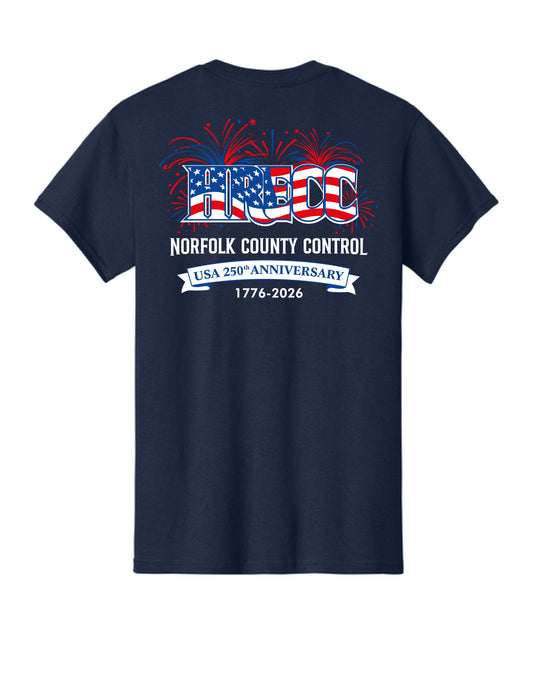 HRECC Stars and Stripes: Gildan DryBlend 50 Cotton/50 Poly T-Shirt