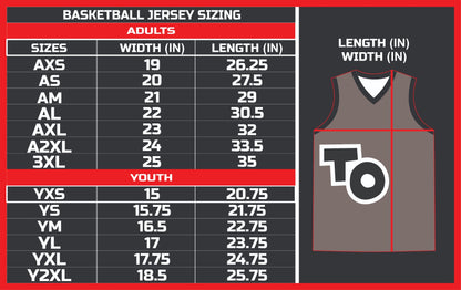 EBYBA: East Bridgewater Basketball Uniform Jerseys (White AND Blue)