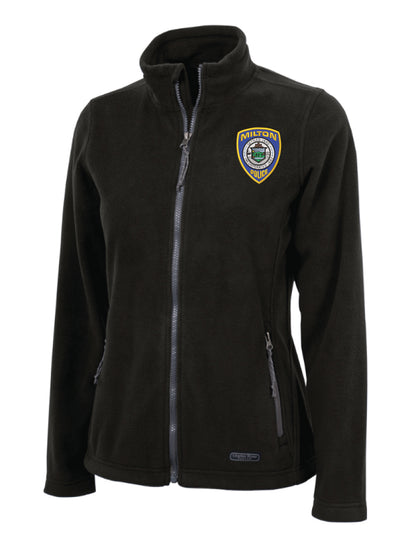 Milton Police: Charles River Women's Full Zip Fleece Jacket