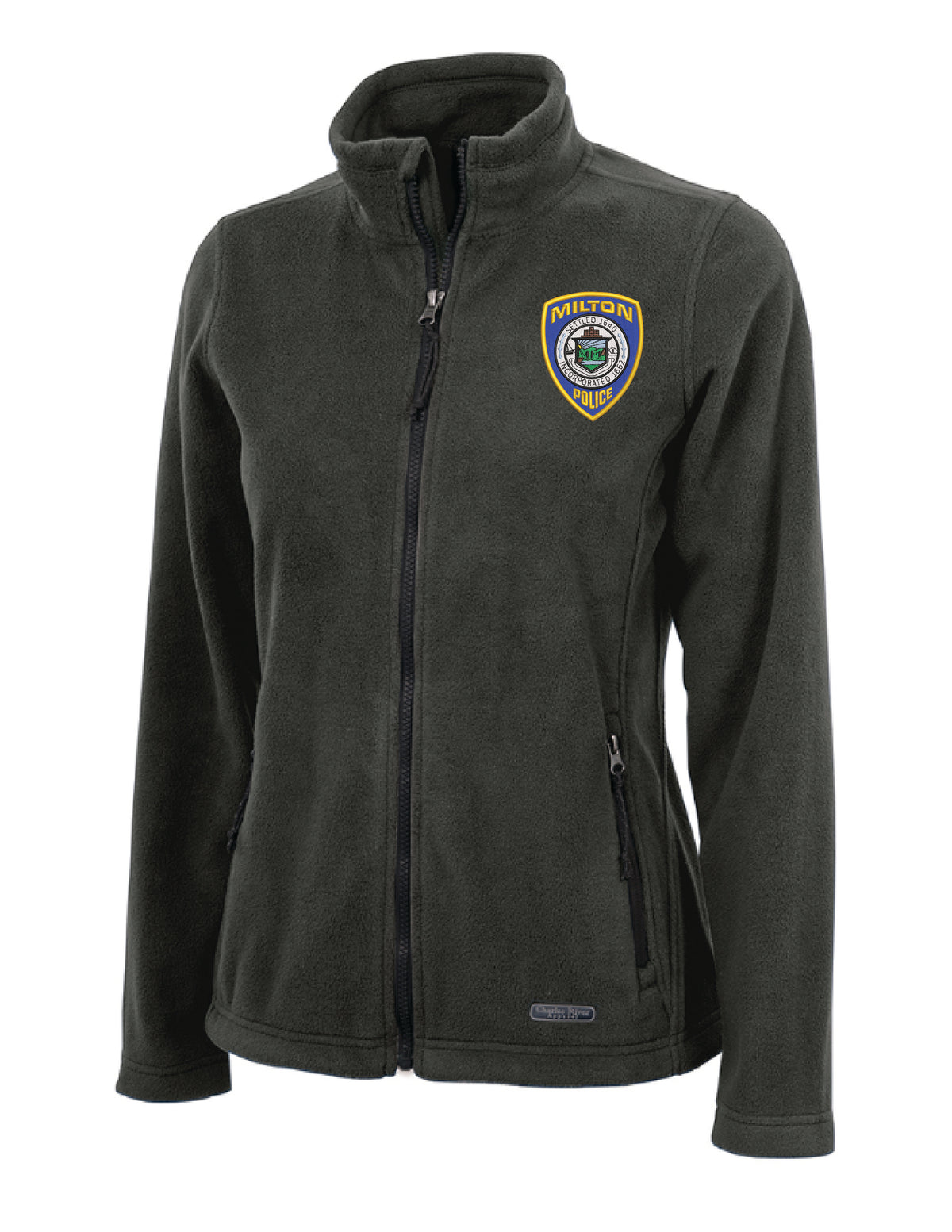 Milton Police: Charles River Women's Full Zip Fleece Jacket