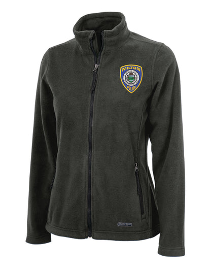 Milton Police: Charles River Women's Full Zip Fleece Jacket