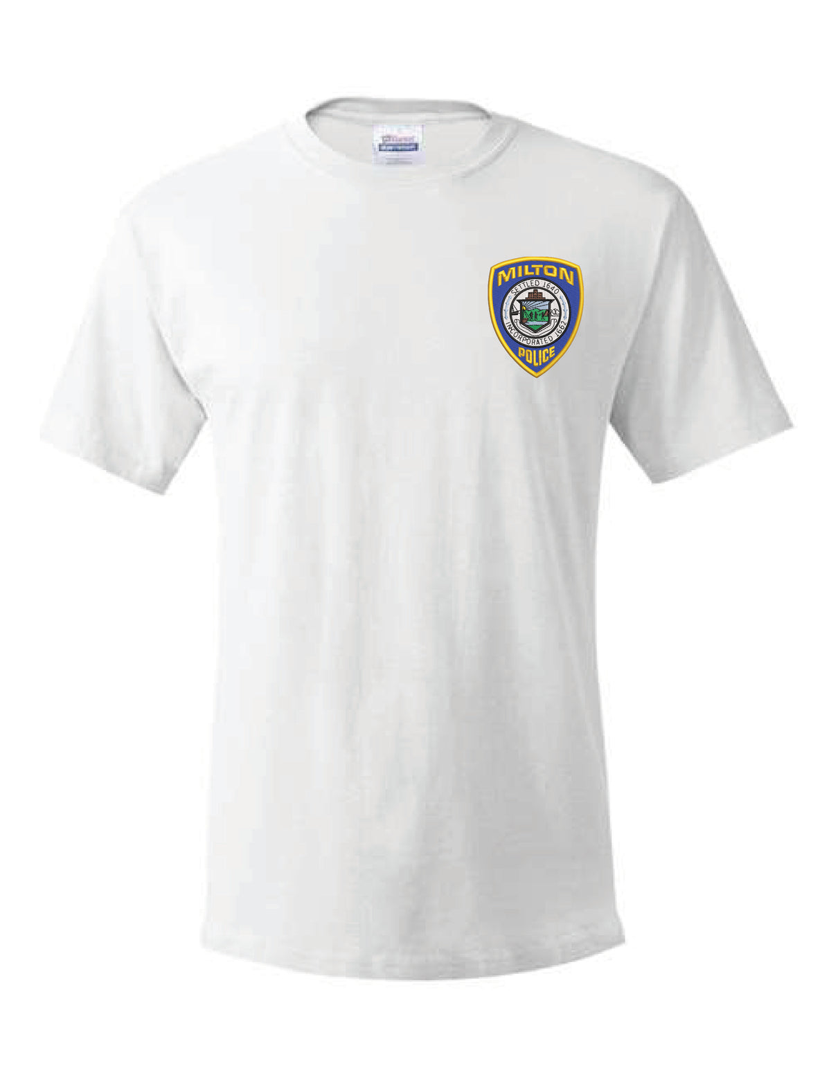 Milton Police: Hanes Adult Unisex T-Shirt