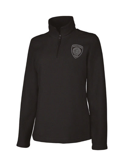 Milton Police: Women's Microfleece Quarter-Zip Pullover