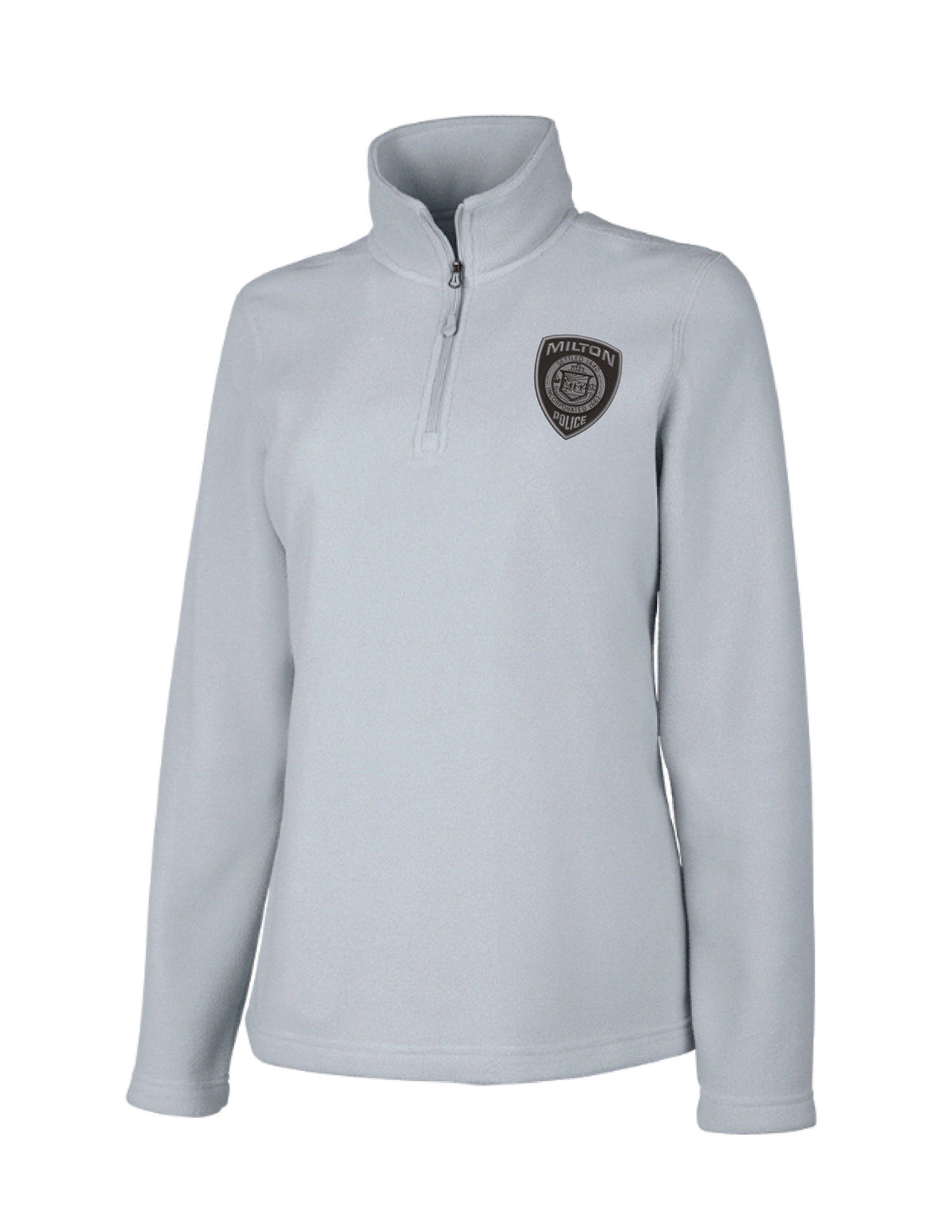Milton Police: Women's Microfleece Quarter-Zip Pullover