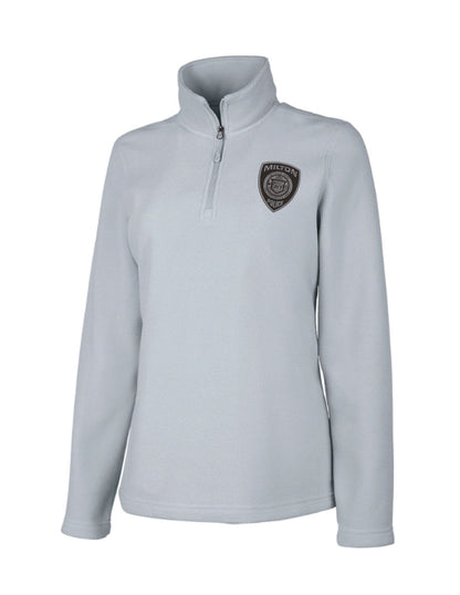 Milton Police: Women's Microfleece Quarter-Zip Pullover