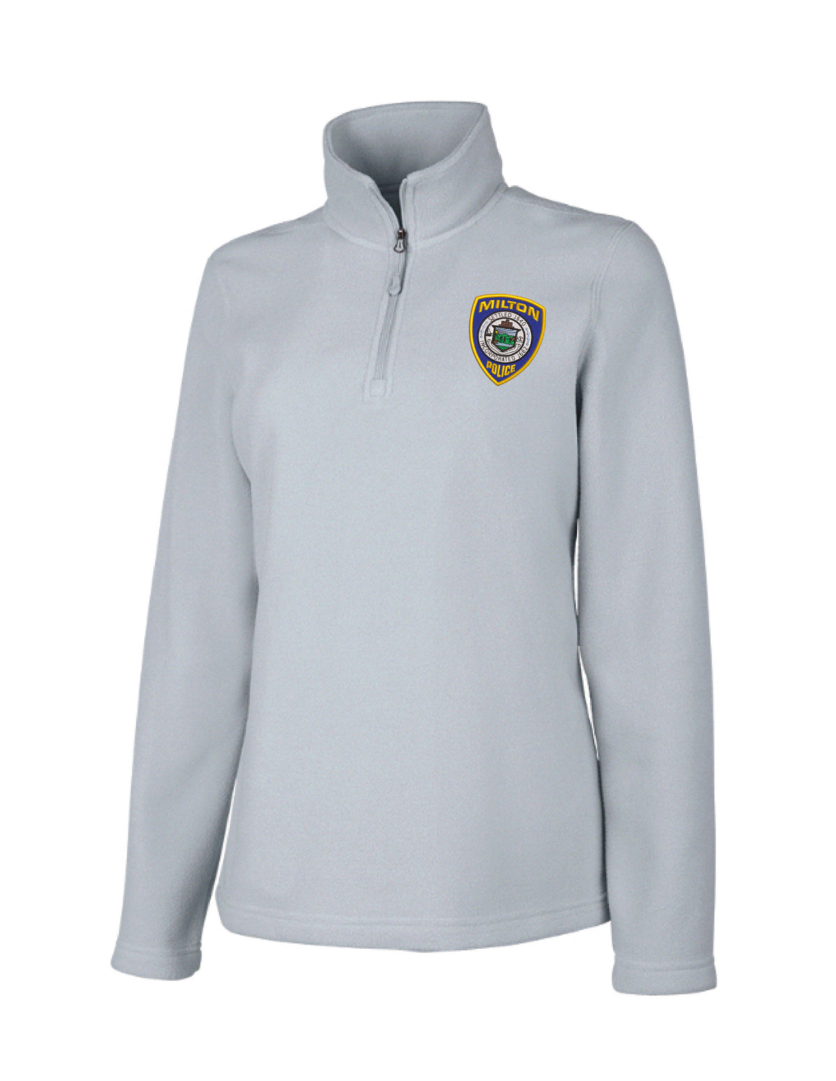 Milton Police: Women's Microfleece Quarter-Zip Pullover