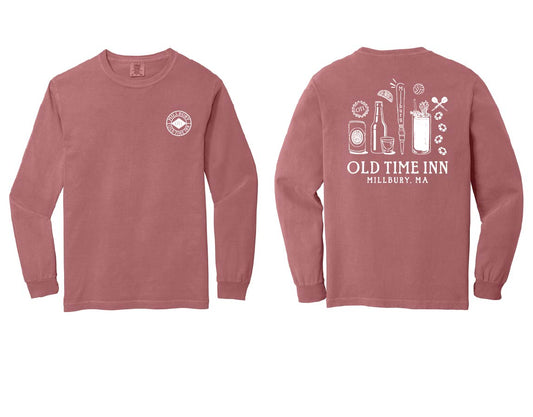 Millbury Old Time Inn: Comfort Colors Long Sleeve T-Shirt