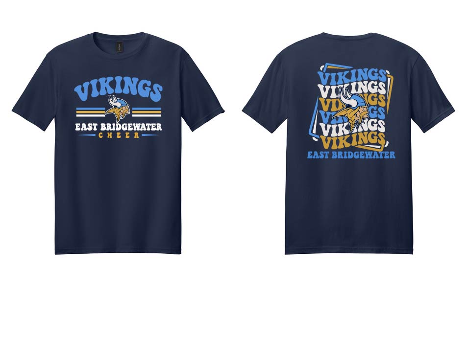 EBCCYF&C: East Bridgewater Cheer Retro T-Shirt