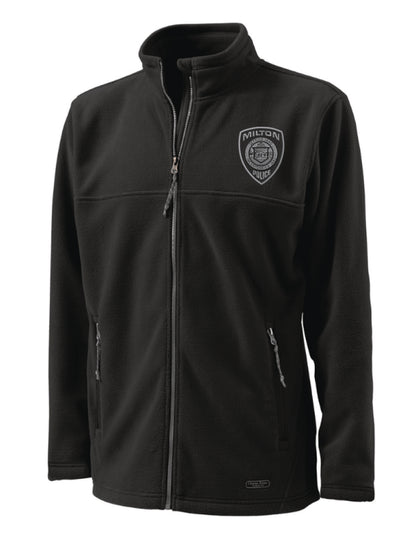 Milton Police: Charles River Men's Full Zip Fleece Jacket