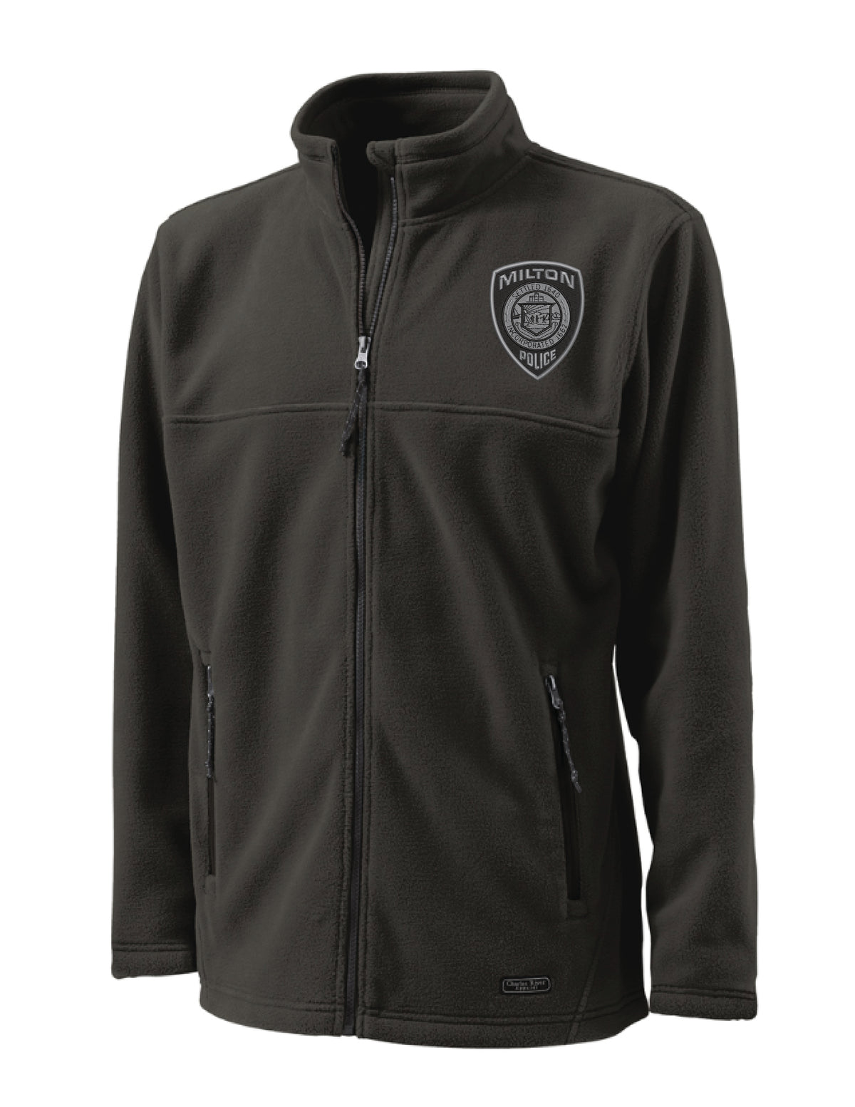 Milton Police: Charles River Men's Full Zip Fleece Jacket