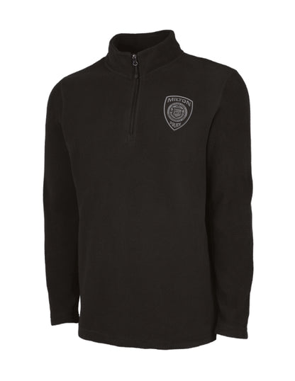 Milton Police: Men's Fleece Quarter-Zip Pullover