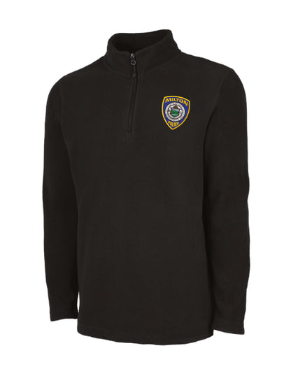 Milton Police: Men's Fleece Quarter-Zip Pullover
