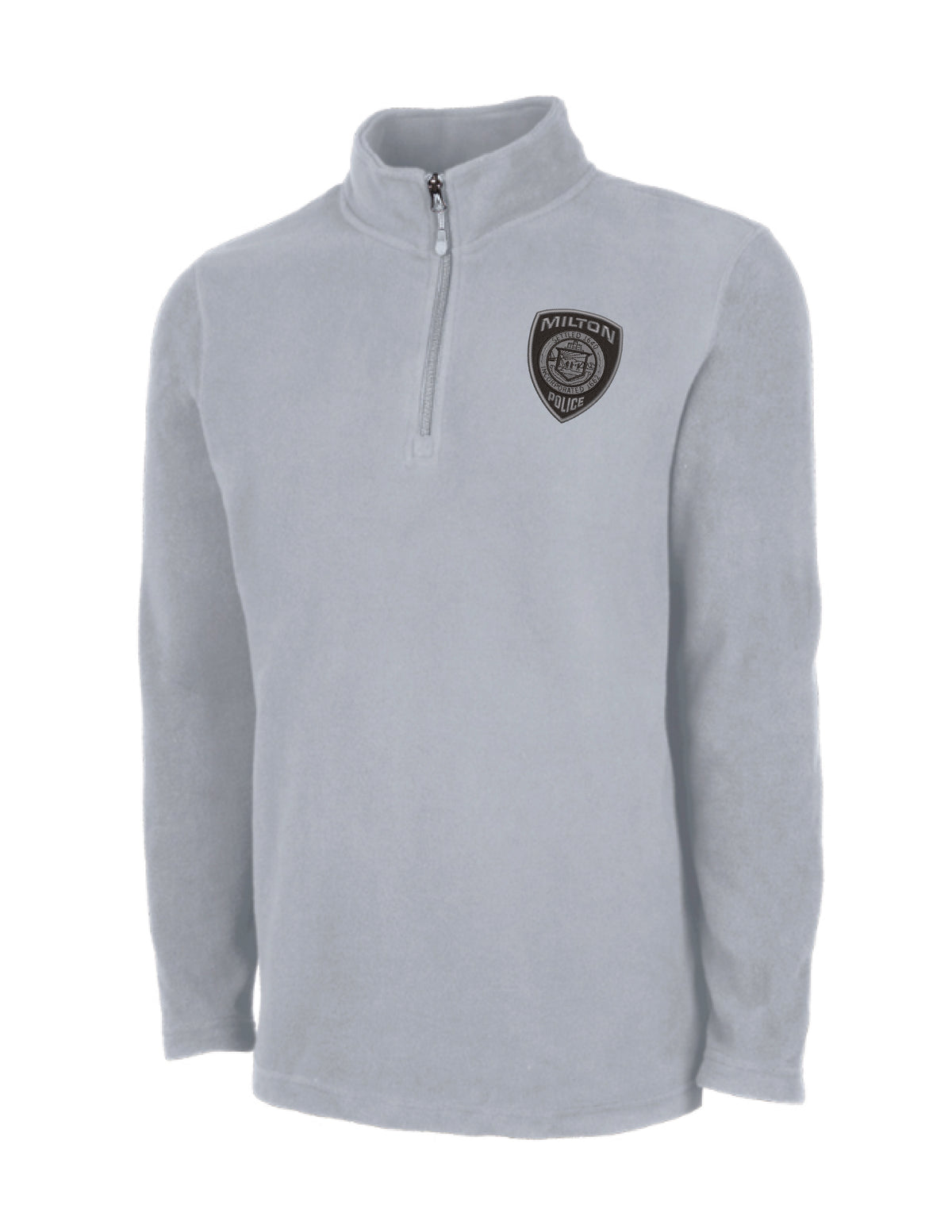 Milton Police: Men's Fleece Quarter-Zip Pullover