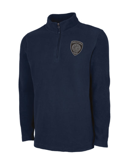 Milton Police: Men's Fleece Quarter-Zip Pullover
