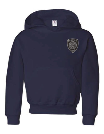 Milton Police: Youth Jerzees Hooded Sweatshirt